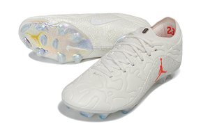 Chuteira Nike Tiempo x Jordan Branca Campo