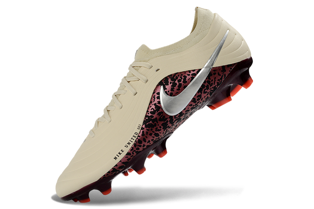 Chuteira Nike Tiempo Bege Leopardo Campo