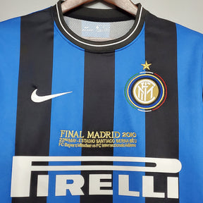Camisa Inter de Milão Retrô 2010 - Azul e Preta