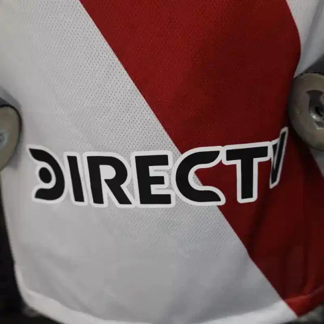 Camisa River Plate I 25/26 - Jogador Adidas Masculina - Branca e vermelha