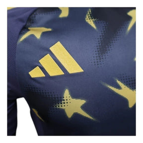 Camisa Boca Juniors III 25/26 - Jogador Adidas Masculina - Azul com detalhes em amarelo