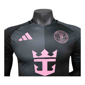 Camisa Inter Miami II 25/26 - Jogador Adidas Masculina - Preta com detalhes em rosa