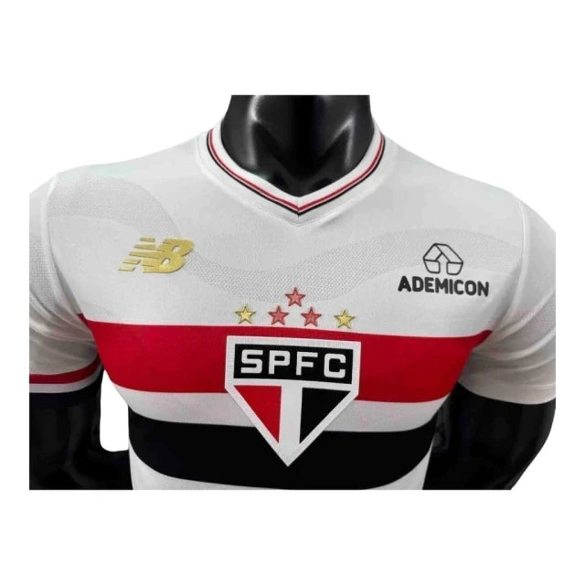 Camisa São Paulo I 25/26 - Jogador New Balance Masculina - Branca