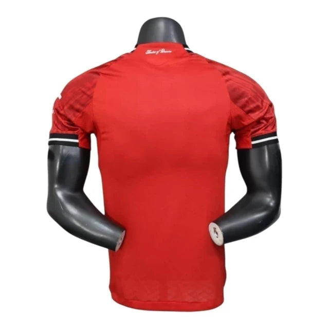 Camisa Manchester United I 25/26 - Jogador Adidas Masculina - Vermelha com detalhes em preto