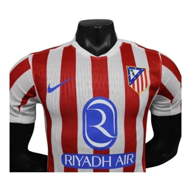 Camisa Atlético de Madrid I 25/26 - Jogador Nike Masculina - Branca e vermelha
