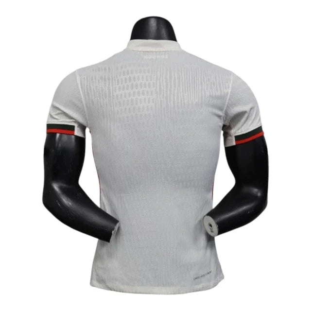 Camisa Chelsea II 25/26 - Jogador Nike Masculina - Branca com detalhes em verde e vermelho