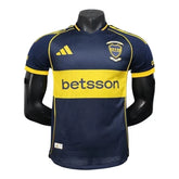 Camisa Boca Juniors I 25/26 - Jogador Adidas Masculina - Azul com detalhes em amarelo
